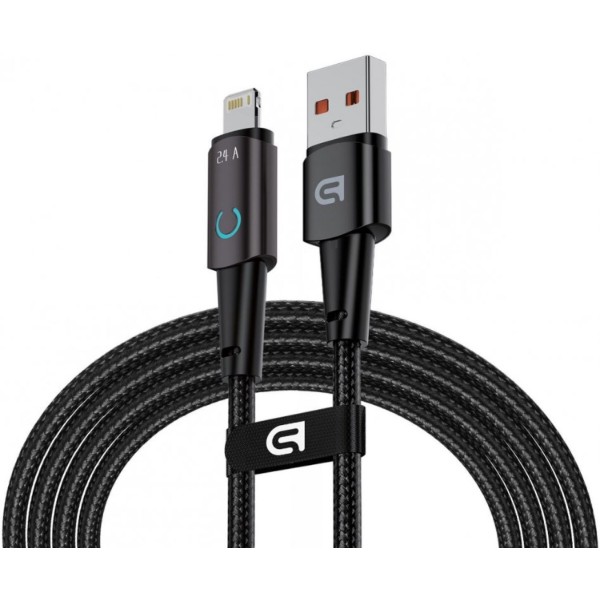 Фото - Кабель Armorstandart AT-AL USB Type A to Lightning 12W 1.2m Black (ARM75864)