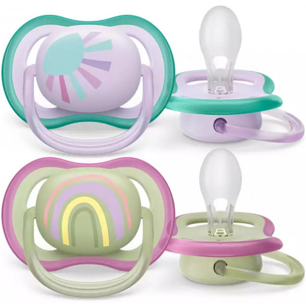 Фото - Ортодонтическая пустышка Philips Avent Ultra Air 0-6 мес (SCF085/59)