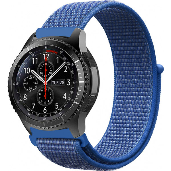 Фото - Ремінець для смарт-годинника BeCover Nylon Style for Samsung Galaxy Watch 42mm/Watch Active/Active 2 40/44mm/Watch 3 41mm/Gear S2 Classic/Gear Sport Blue (70581