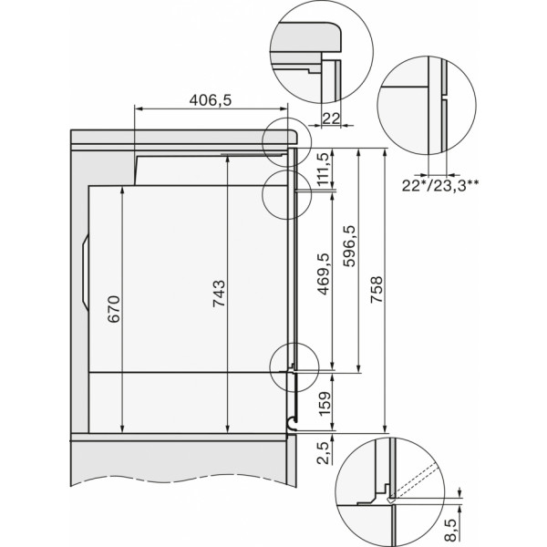 Фото - Духова шафа Miele H 2861 B Clean Steel