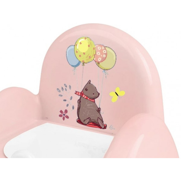 Фото - Горщик дитячий Tega Baby стільчик Лісова казка з музикою Світло-рожевий (PO-073-107)