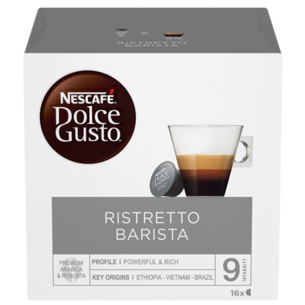 Фото - Кофе в капсулах Nescafe DOLCE GUSTO Ristretto Barista 16 шт. 112г