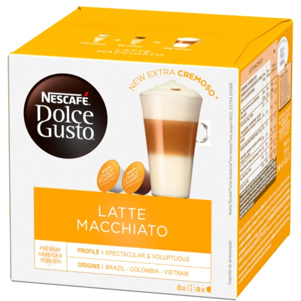 Фото - Уцінка - Кава у капсулах Nescafe DOLCE GUSTO Latte Macchiato 16 шт. 183,2г