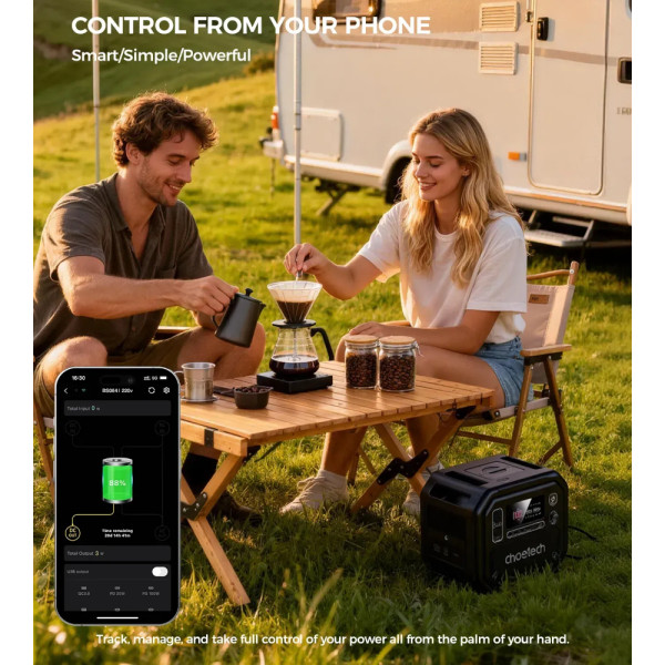 Фото - Зарядна станція універсальна Choetech 2500W (BS064)