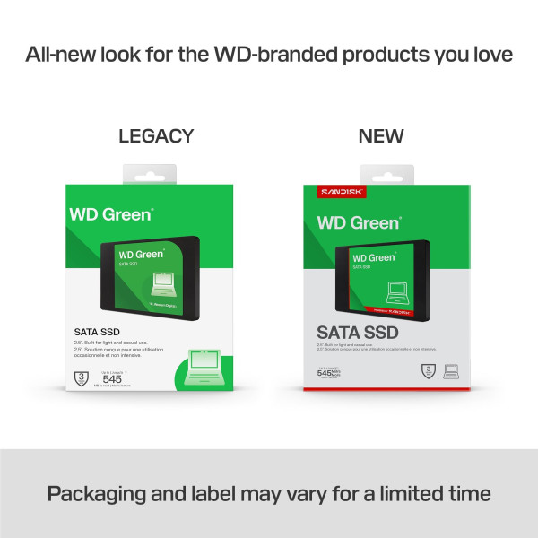 Фото - SSD-накопитель внутренний SanDisk SATA 2.5" 1TB 545MB/S GRN (WDS100T5G0A-00CPT0)