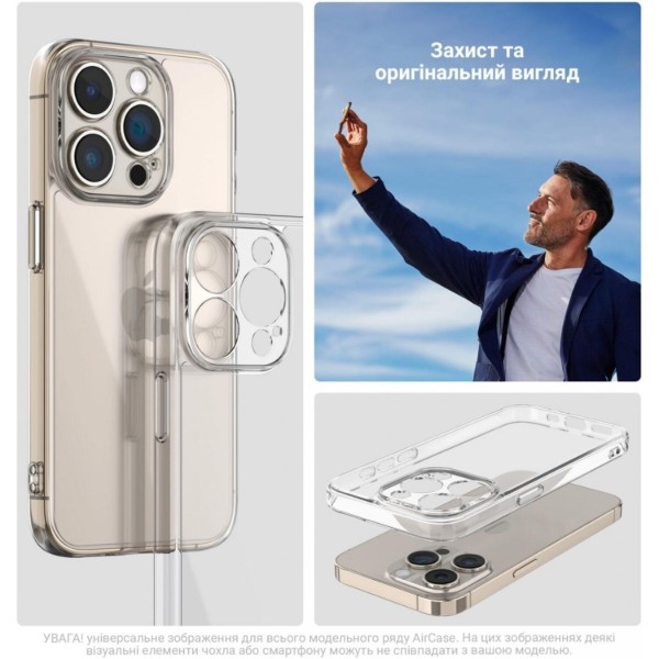 Фото - Чохол для смартфону Armorstandart Air for Apple iPhone 17e / 16e Camera cover Clear (ARM76264)