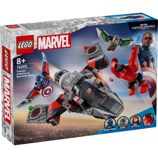Фото - Конструктор LEGO Marvel Капітан Америка проти Червоного Халка (76292)