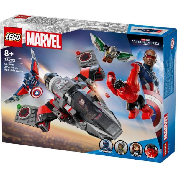 Фото - Конструктор LEGO Marvel Капітан Америка проти Червоного Халка (76292)