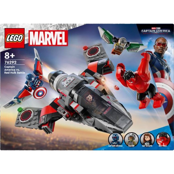 Фото - Конструктор LEGO Marvel Капітан Америка проти Червоного Халка (76292)