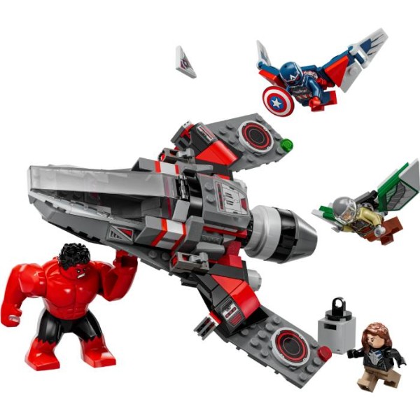 Фото - Конструктор LEGO Marvel Капітан Америка проти Червоного Халка (76292)