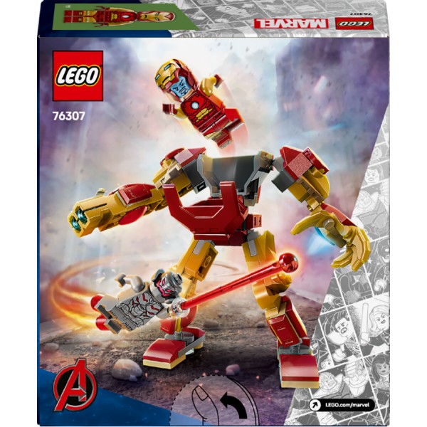 Фото - Конструктор LEGO Marvel Робот Железного Человека против Альтрона (76307)