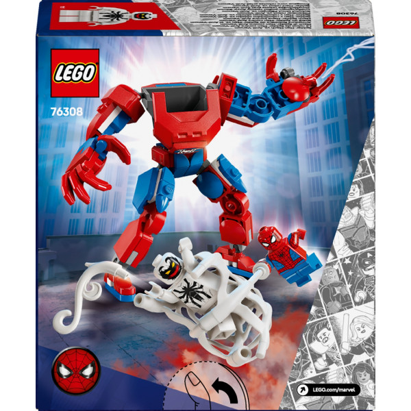 Фото - Конструктор LEGO Marvel Робот Человека Паука против Анти-Венома (76308)
