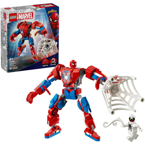 Фото - Конструктор LEGO Marvel Робот Человека Паука против Анти-Венома (76308)