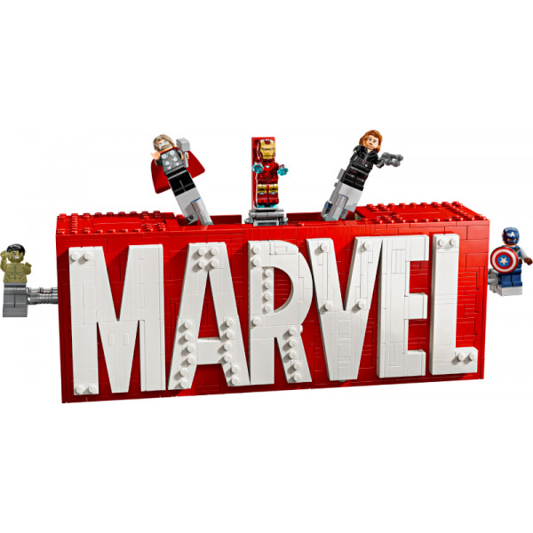 Фото - Конструктор LEGO Super Heroes Логотип и минифигурки MARVEL (76313)