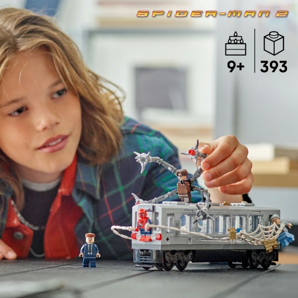 Фото - Конструктор LEGO  Super Heroes Marvel Человек-Паук против Дока Ока: Сцена в метро (76321)