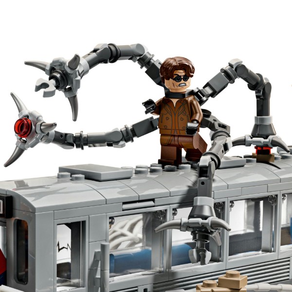 Фото - Конструктор LEGO  Super Heroes Marvel Человек-Паук против Дока Ока: Сцена в метро (76321)