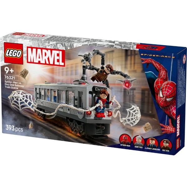 Фото - Конструктор LEGO  Super Heroes Marvel Человек-Паук против Дока Ока: Сцена в метро (76321)