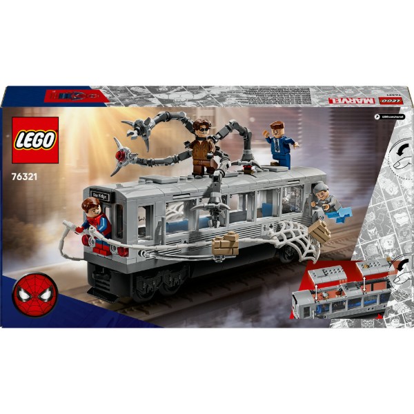 Фото - Конструктор LEGO  Super Heroes Marvel Человек-Паук против Дока Ока: Сцена в метро (76321)