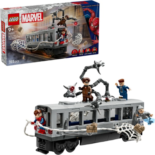 Фото - Конструктор LEGO  Super Heroes Marvel Человек-Паук против Дока Ока: Сцена в метро (76321)