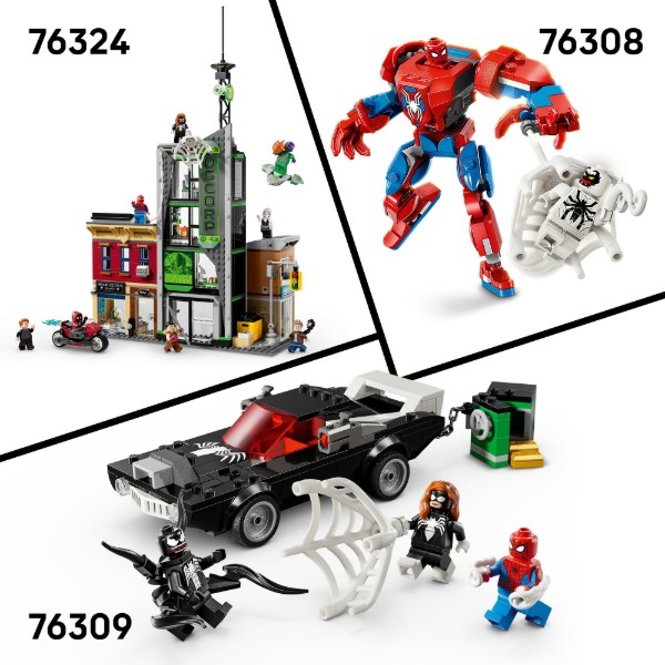 Фото - Конструктор LEGO  Super Heroes Marvel Человек-паук против Оскорпа (76324)