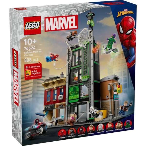 Фото - Конструктор LEGO  Super Heroes Marvel Человек-паук против Оскорпа (76324)