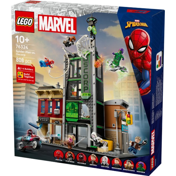 Фото - Конструктор LEGO  Super Heroes Marvel Человек-паук против Оскорпа (76324)