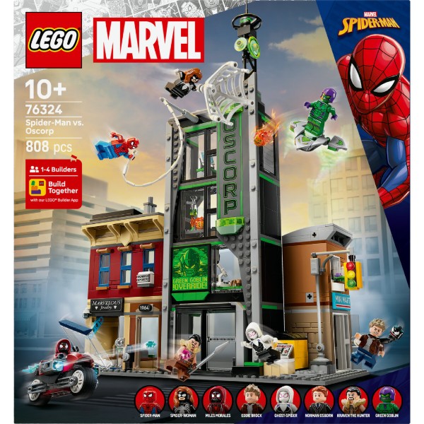 Фото - Конструктор LEGO  Super Heroes Marvel Человек-паук против Оскорпа (76324)