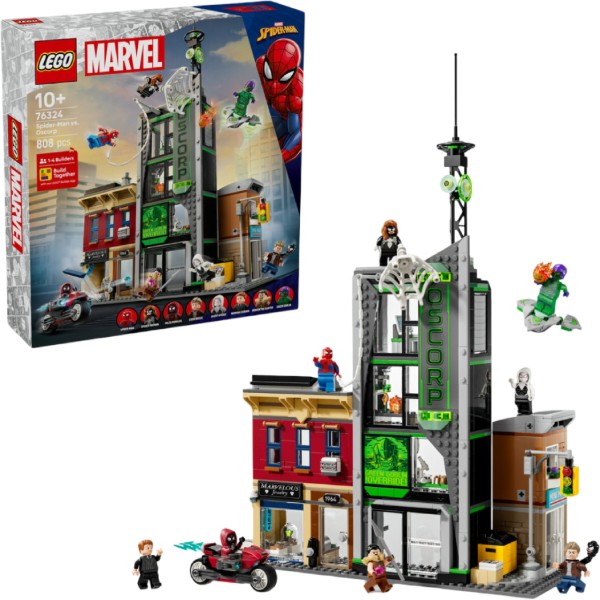 Фото - Конструктор LEGO  Super Heroes Marvel Человек-паук против Оскорпа (76324)