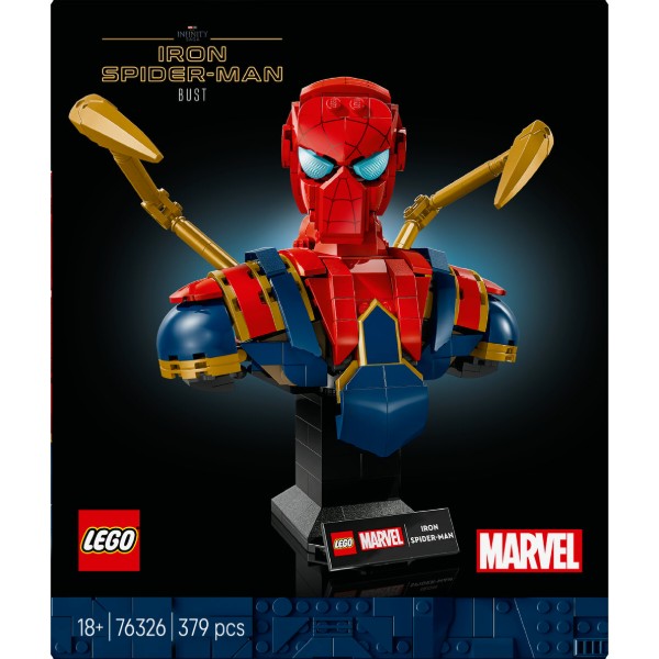 Фото - Конструктор LEGO  Super Heroes Marvel Бюст Железного Человека-Паука (76326)