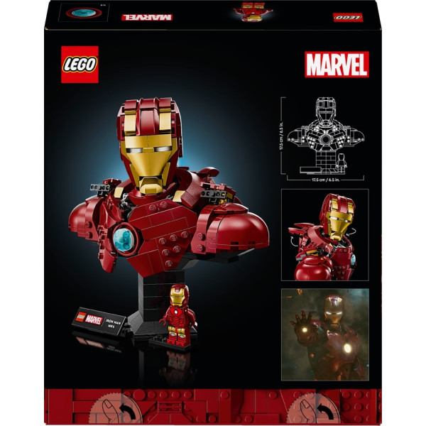 Фото - Уцінка - Конструктор LEGO Super Heroes Marvel Бюст Залізної Людини MK4 (76327)