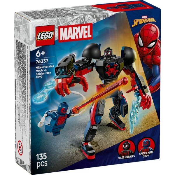 Фото - Конструктор LEGO  Super Heroes Marvel Робот Майлза Моралеза vs. Людина-павук 2099 (76337)