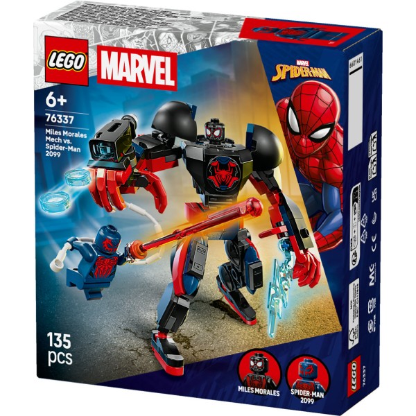 Фото - Конструктор LEGO  Super Heroes Marvel Робот Майлза Моралеза vs. Людина-павук 2099 (76337)