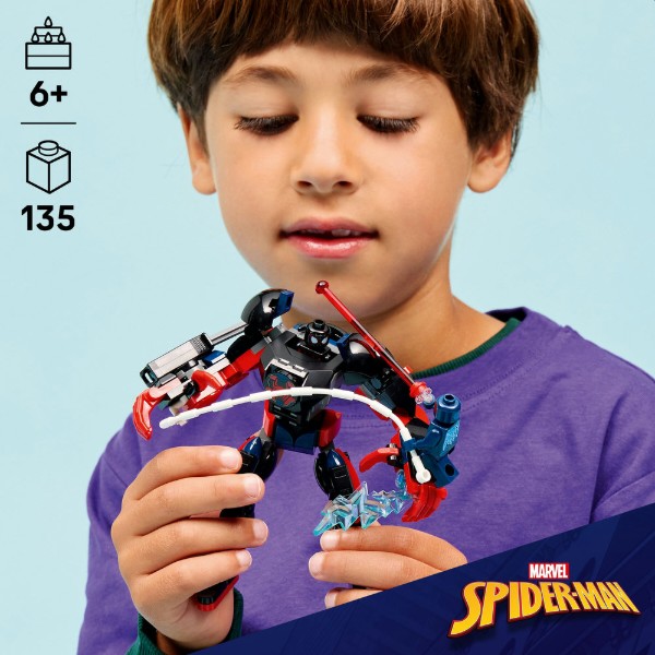 Фото - Конструктор LEGO  Super Heroes Marvel Робот Майлза Моралеза vs. Людина-павук 2099 (76337)