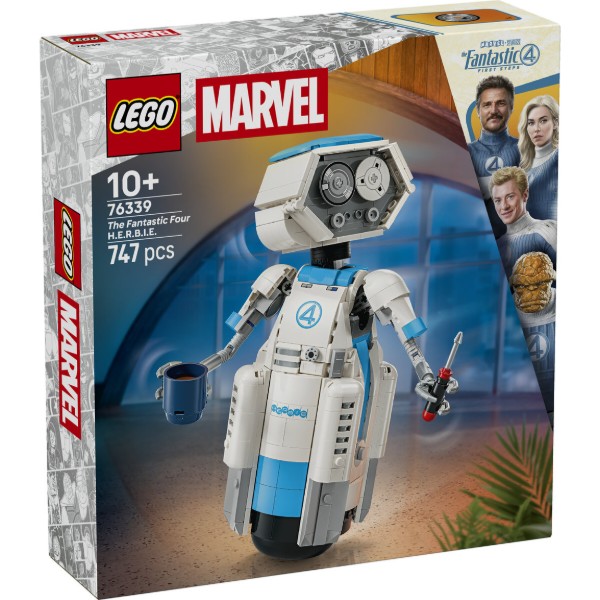 Фото - Конструктор LEGO Super Heroes Marvel Фантастична четвірка H.E.R.B.I.E. (76339)
