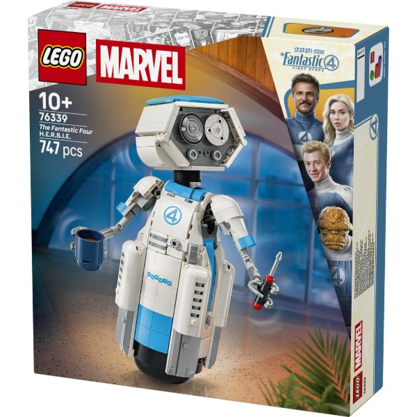 Фото - Конструктор LEGO Super Heroes Marvel Фантастична четвірка H.E.R.B.I.E. (76339)