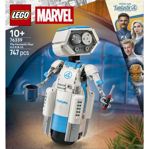 Фото - Конструктор LEGO Super Heroes Marvel Фантастична четвірка H.E.R.B.I.E. (76339)