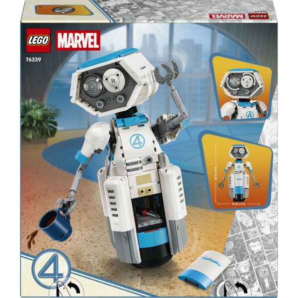 Фото - Конструктор LEGO Super Heroes Marvel Фантастична четвірка H.E.R.B.I.E. (76339)