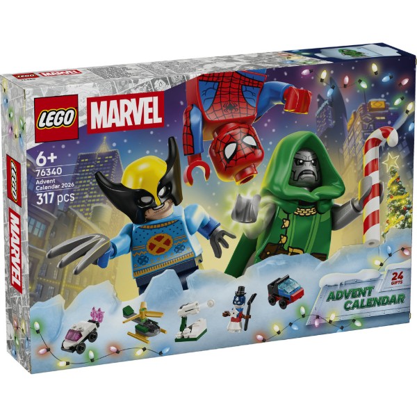 Фото - Конструктор LEGO Super Heroes Адвент-календарь 2026 (76340)