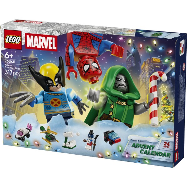 Фото - Конструктор LEGO Super Heroes Адвент-календарь 2026 (76340)