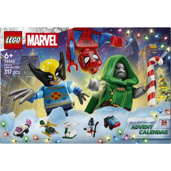 Фото - Конструктор LEGO Super Heroes Адвент-календарь 2026 (76340)