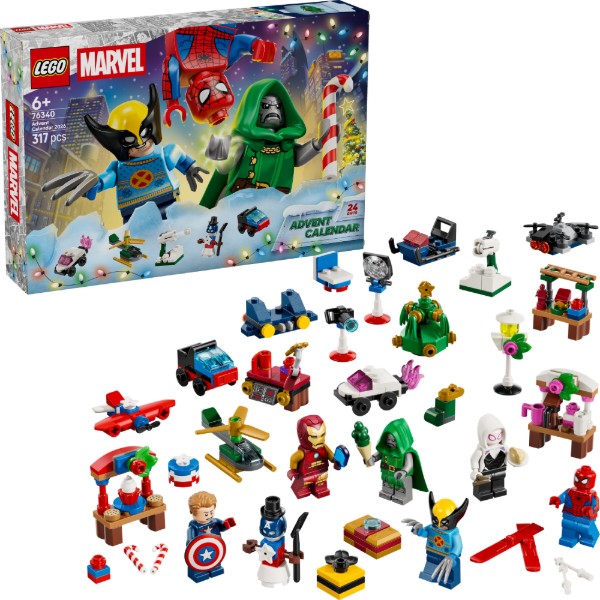 Фото - Конструктор LEGO Super Heroes Адвент-календарь 2026 (76340)