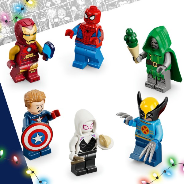 Фото - Конструктор LEGO Super Heroes Адвент-календарь 2026 (76340)