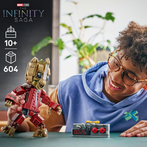 Фото - Конструктор LEGO Super Heroes Marvel Грут в комбинезоне Опустошителей (76341)