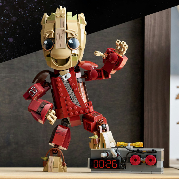 Фото - Конструктор LEGO Super Heroes Marvel Грут в комбинезоне Опустошителей (76341)