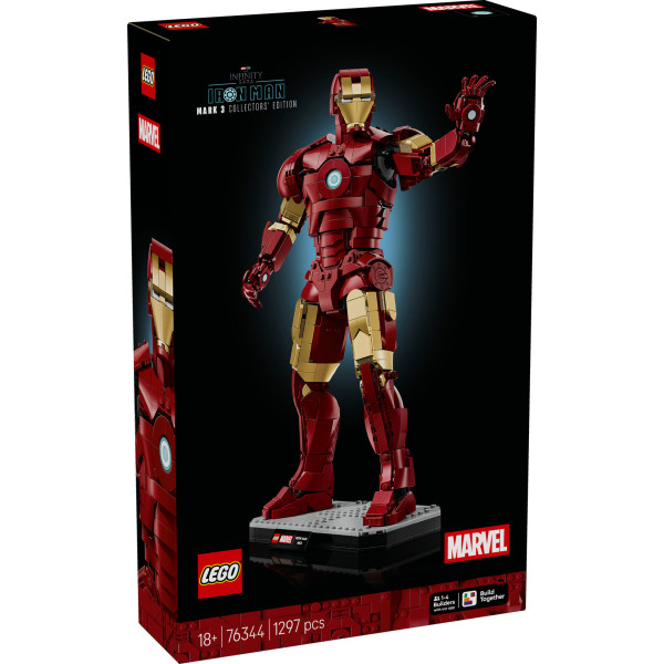 Фото - Конструктор LEGO Super Heroes Marvel Железный человек в броне Mark 3. Коллекционный набор (76344)