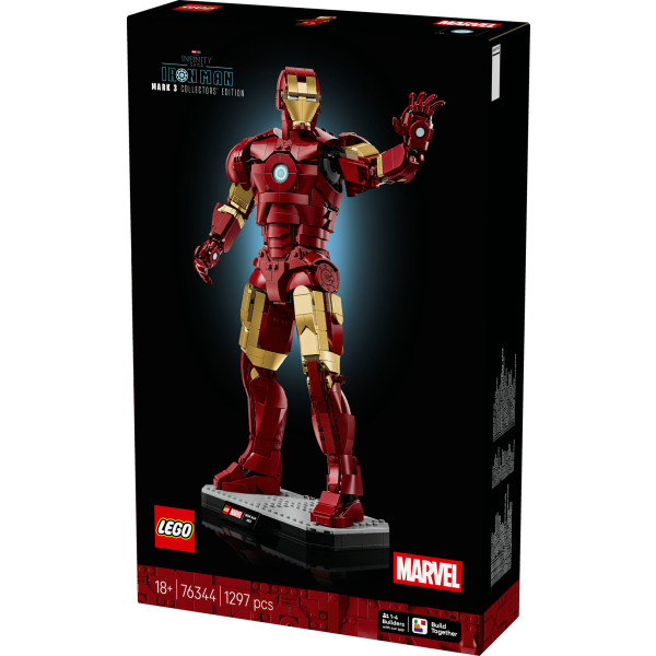 Фото - Конструктор LEGO Super Heroes Marvel Железный человек в броне Mark 3. Коллекционный набор (76344)