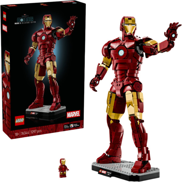 Фото - Конструктор LEGO Super Heroes Marvel Железный человек в броне Mark 3. Коллекционный набор (76344)