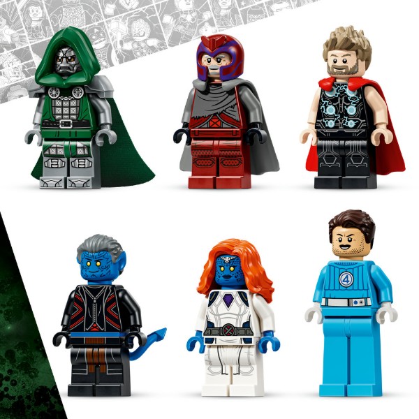 Фото - Конструктор LEGO Super Heroes Легендарная битва: «Мстители: Судный день» (76348)