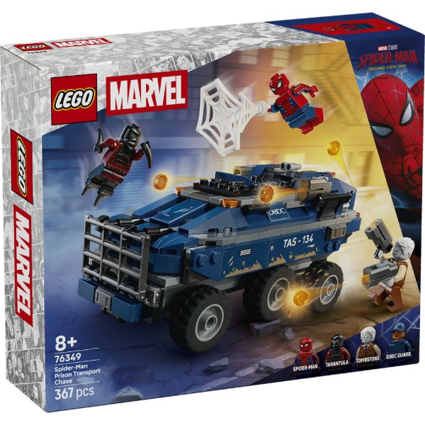 Фото - Конструктор LEGO Super Heroes Marvel Погоня Человека-паука за машиной преступников (76349)