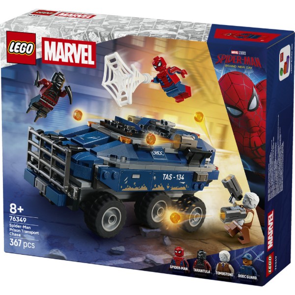 Фото - Конструктор LEGO Super Heroes Marvel Погоня Человека-паука за машиной преступников (76349)